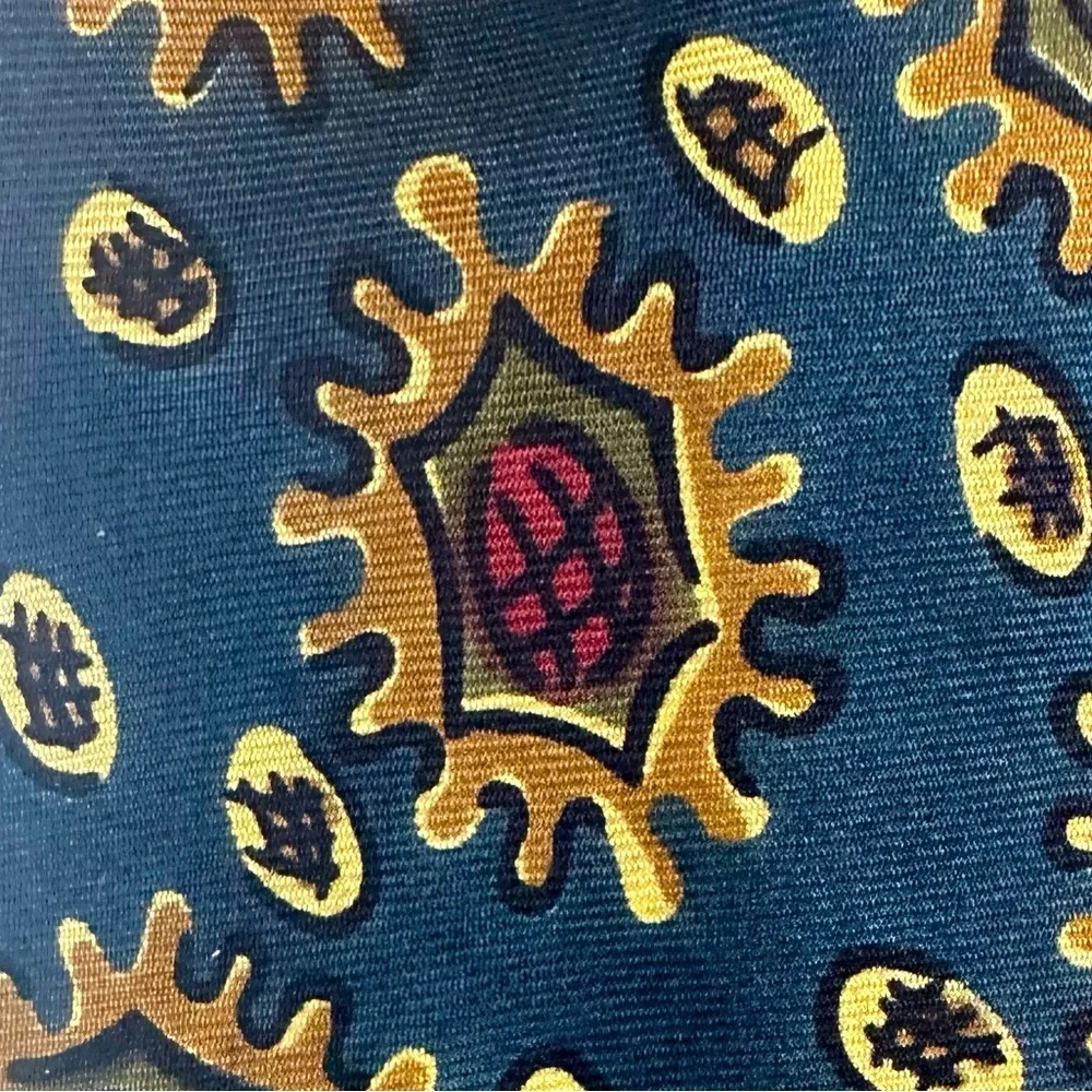 DIOR Silk Art Deco Vintage Tie